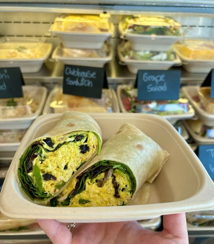 Chicken curry wrap — our most popular!